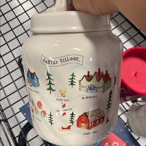 Rae Dunn Santa’s Village Canister